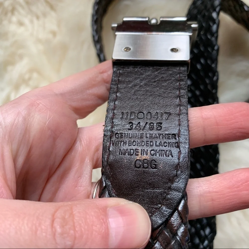 Dockers 💕Braided Leather Men’s Suit Pant Belt